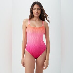 TRINA TURK SWIM
Women's Opal Scoop Neck One Piece Swimsuit Sz 4